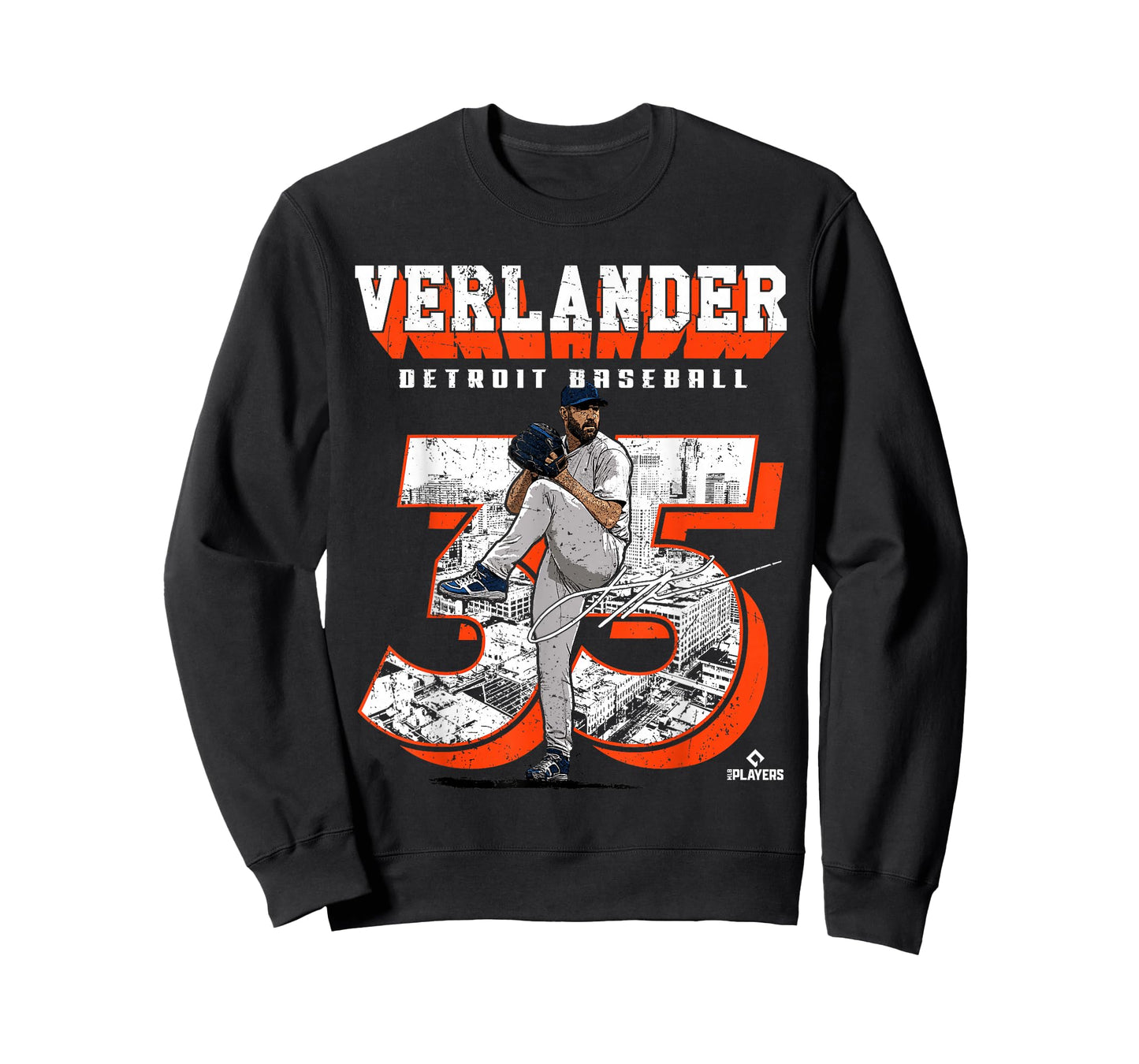 Justin Verlander | Detroit T Baseball Players | MLBJVE206M T-Shirt