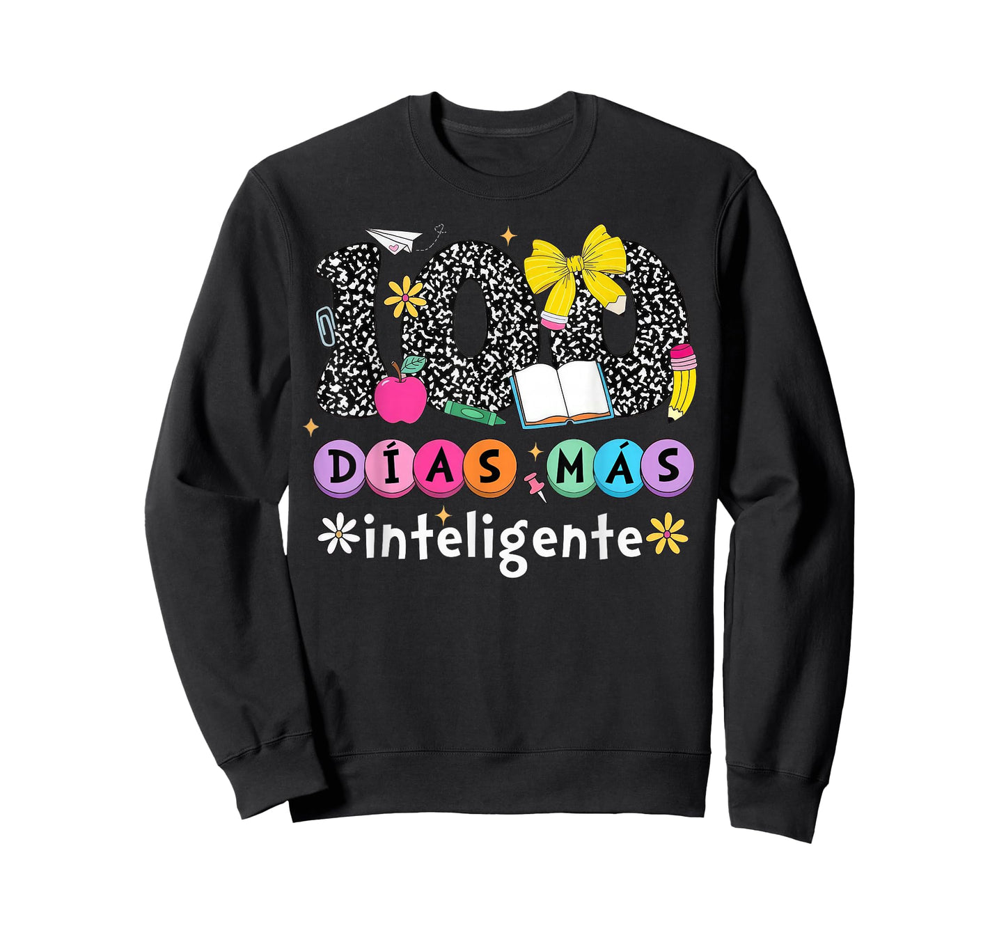100 Dias mas inteligente Spanish Teacher 100th Day School T-Shirt