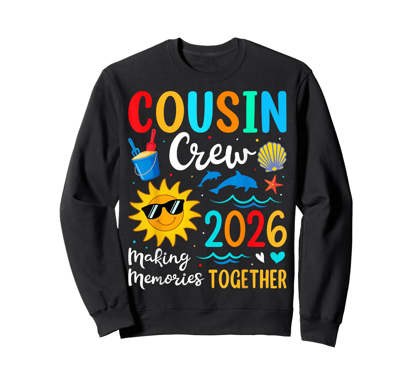 Cousin Crew 2026 Summer Vacation Beach Family Trip Matching T-Shirt