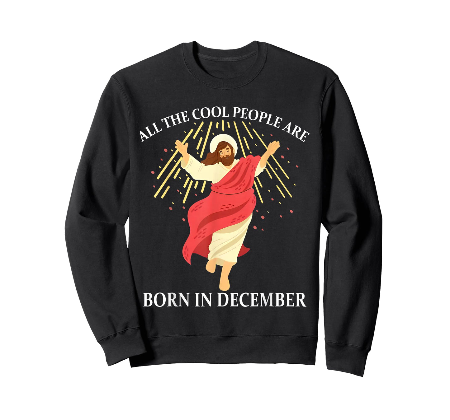 Cool People are Born in December Christian Funny Jesus T-Shirt