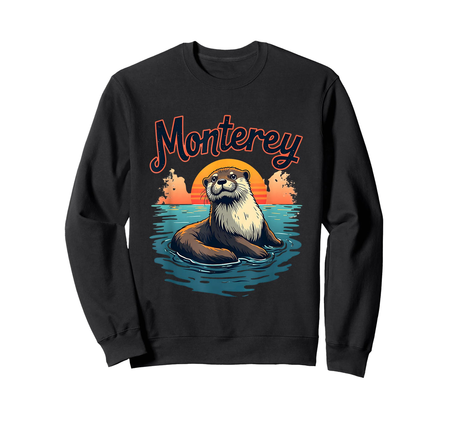 Vintage Sea Otter Monterey California 90s Aquarium Ocean T-Shirt