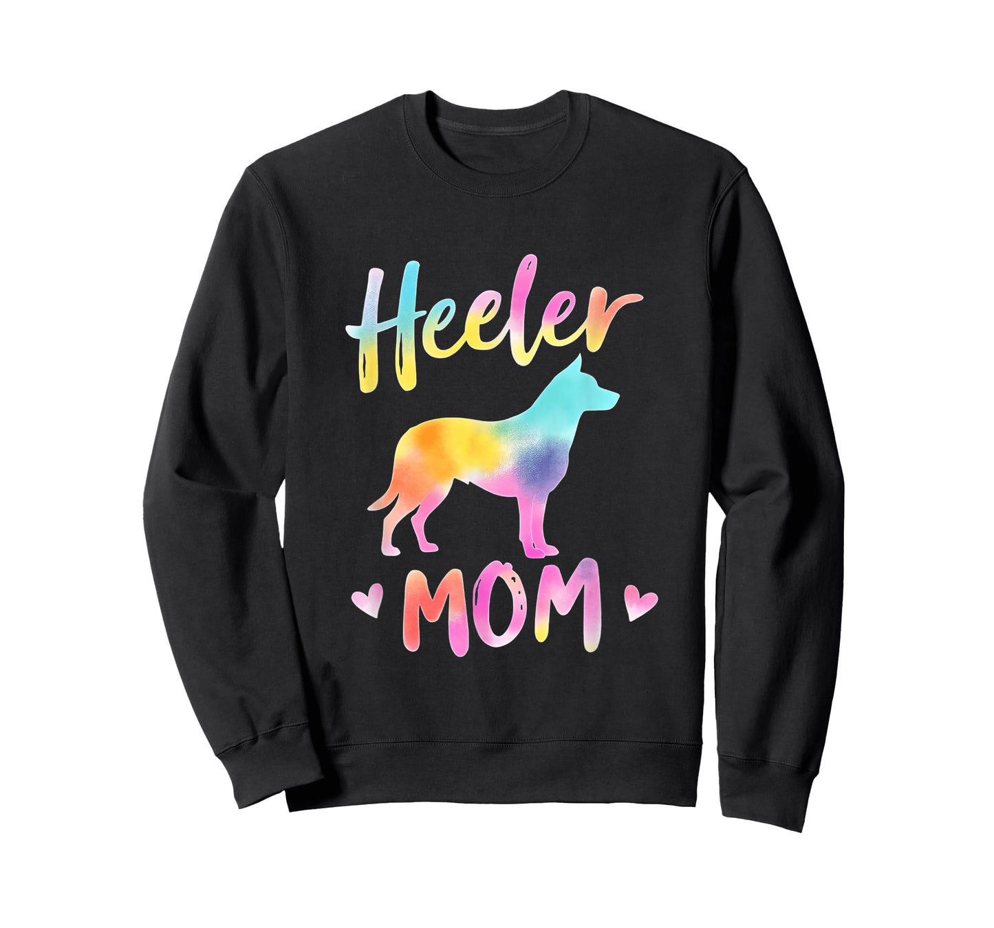 Blue Heeler Dog Mama Design Colorful Blue Heeler Mom T-Shirt