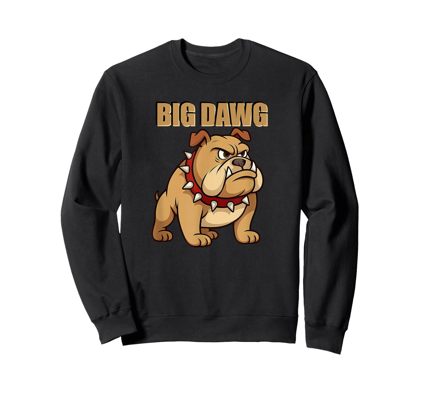 Mens Big DAWG Graphic Design, Featuring Cartoon Bulldog T-Shirt