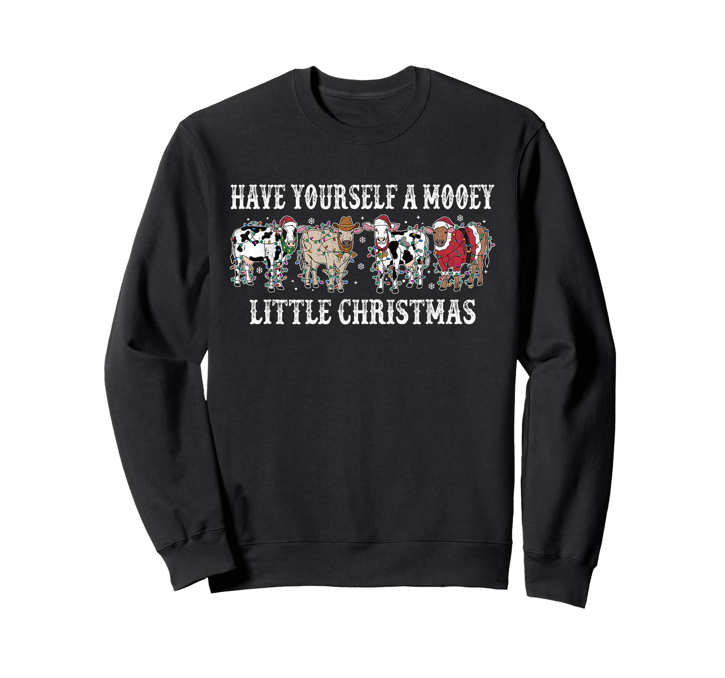Have Yourself A Mooey Little Christmas T-Shirt