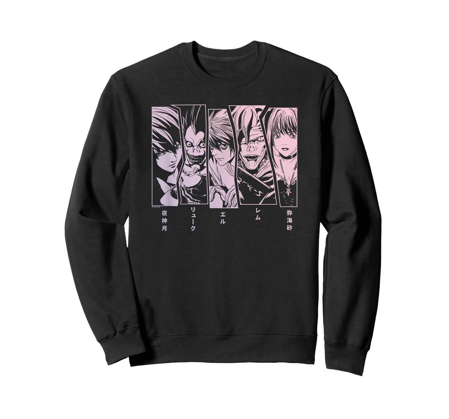 Death Note 5 Panel Faces T-Shirt