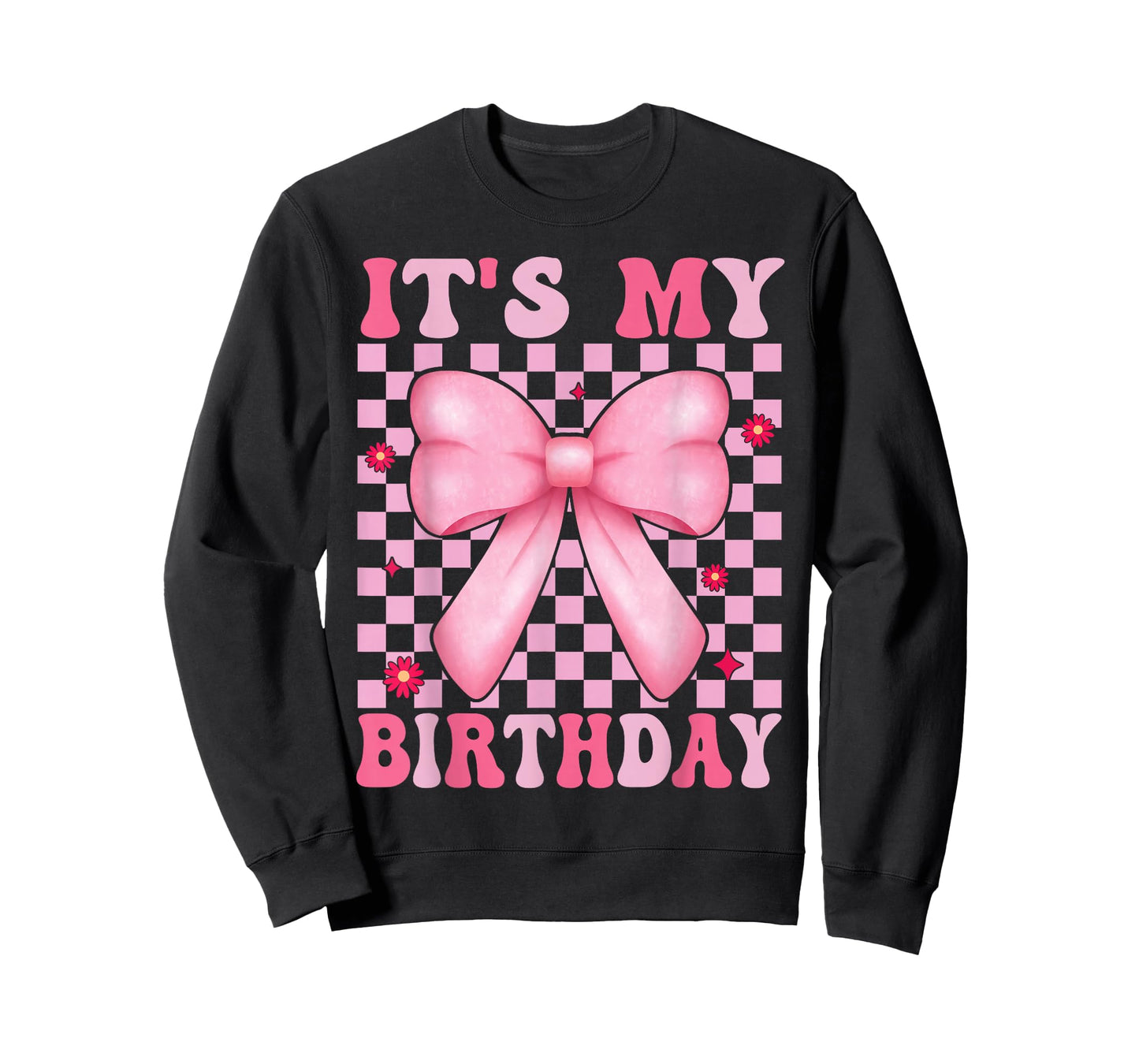 It's My Birthday Pink Coquette Bow Birthday Girls Women Teen T-Shirt