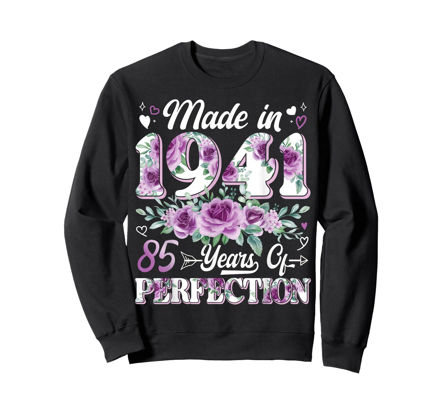 85 Year Old Made in 1941 Floral 85th Birthday Women T-Shirt