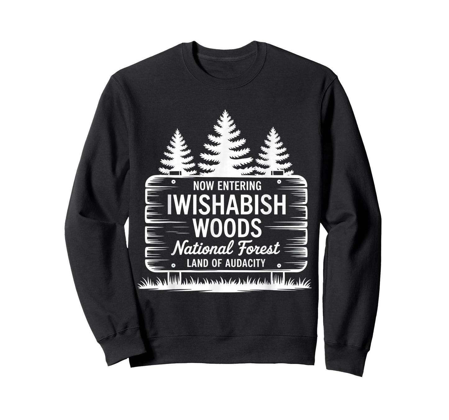Now Entering Iwishabish Woods National Forest Land Audacity T-Shirt