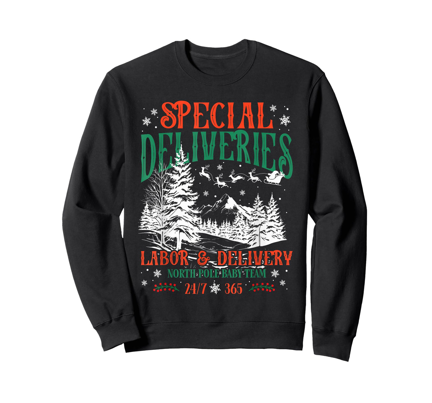 Special Deliveries Labor and Delivery Christmas for Nurses T-Shirt