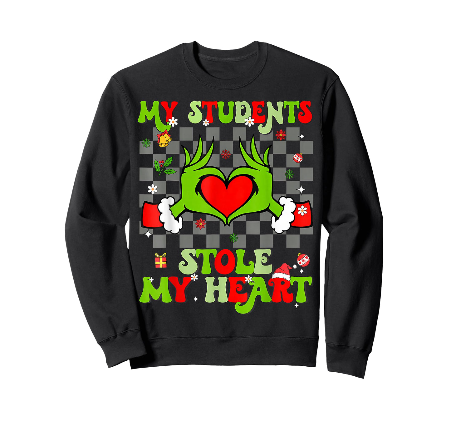 Tis The Season Christmas Funny My Students Stole My Heart T-Shirt