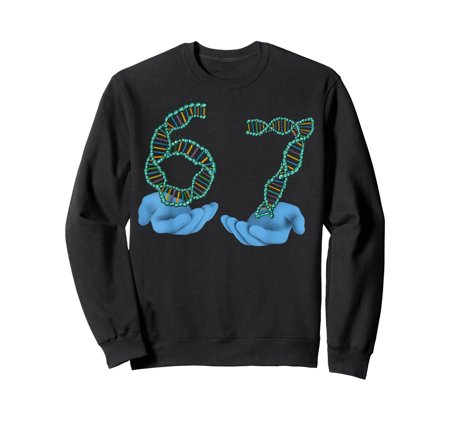 Funny 67 Number Meme DNA Replication Molecular Science Humor T-Shirt