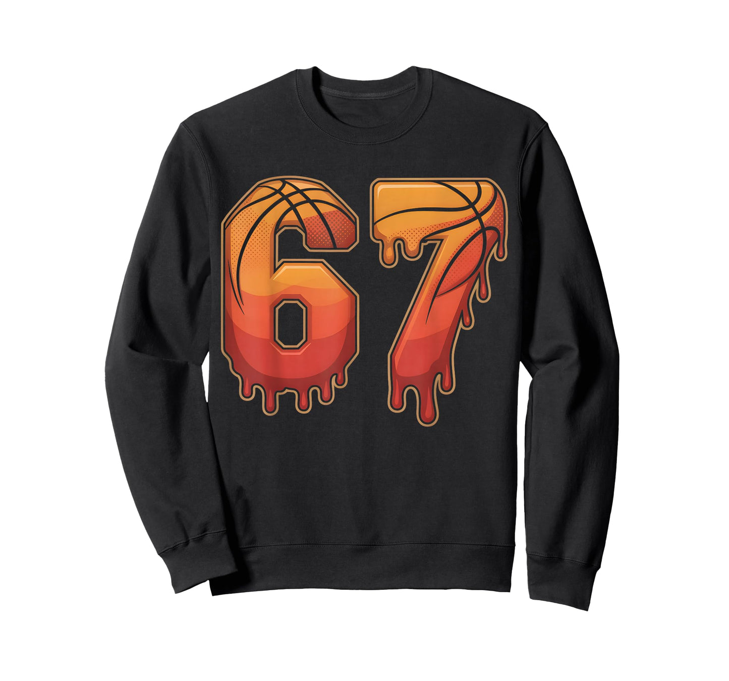 67 Basketball Gen Alpha Slang Kids Drip Six Seven Meme Gift T-Shirt