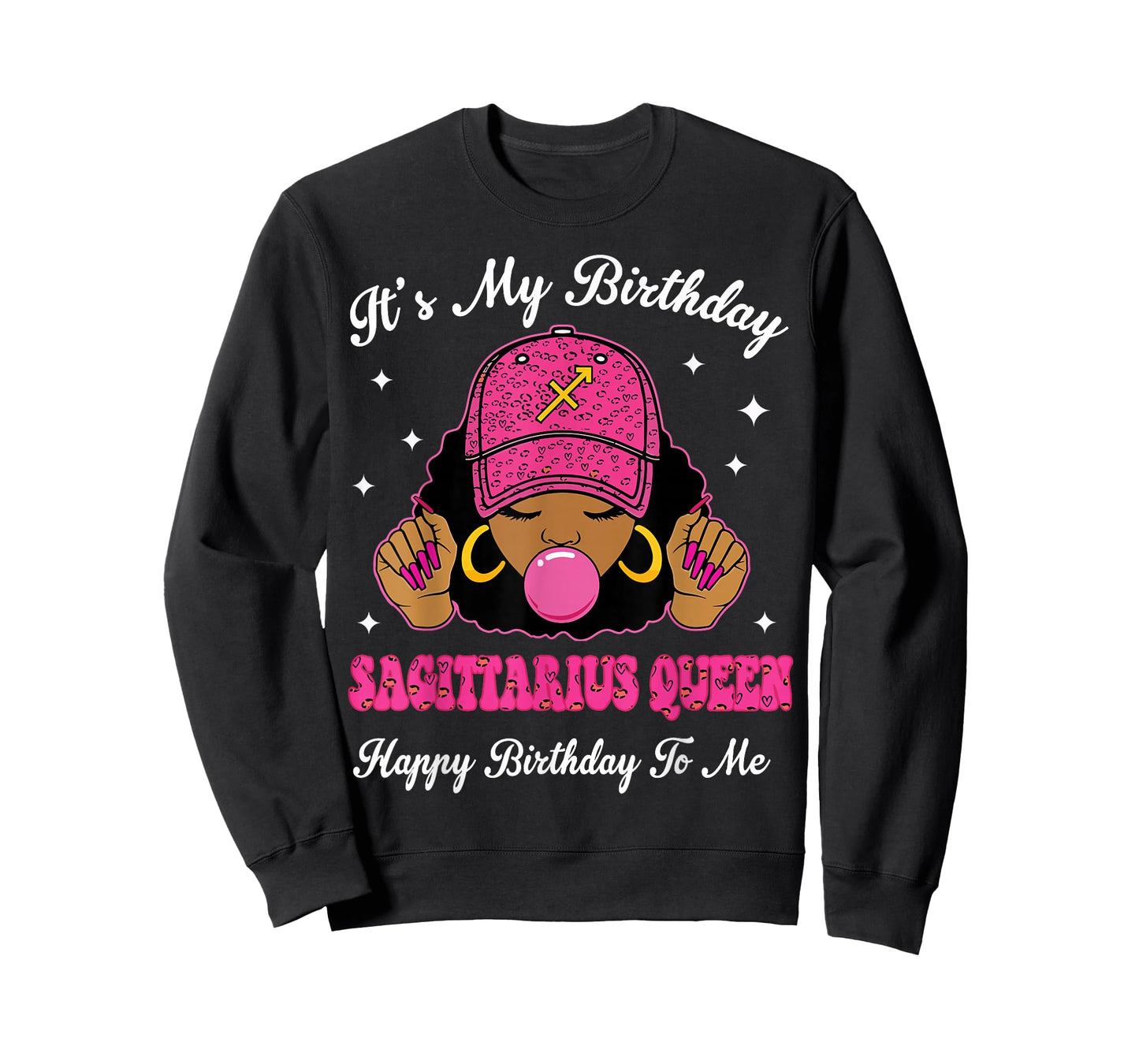 It's My Birthday Sagittarius Queen Happy Birthday to Me Girl T-Shirt