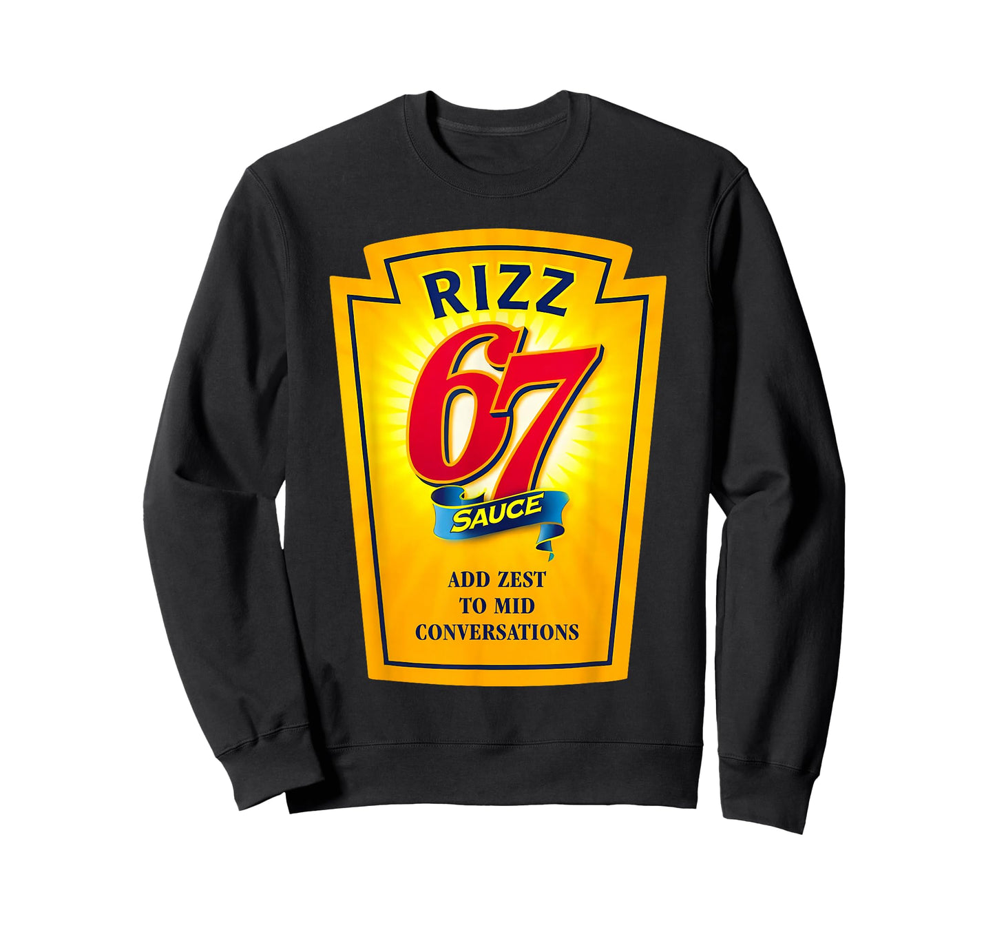 Rizz 67 Sauce Six Seven Funny Trending Internet 6 7 Memes T-Shirt