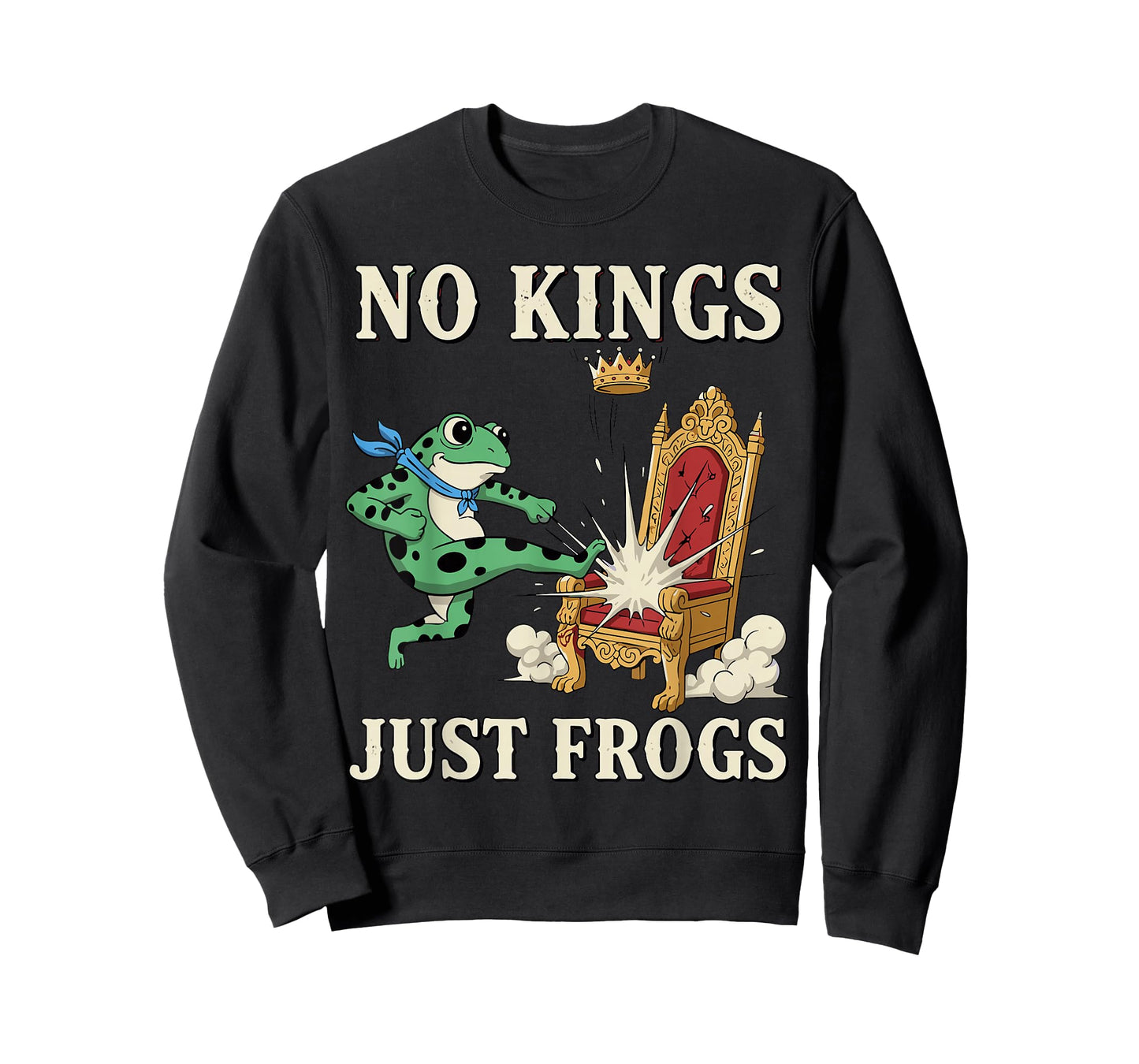 No Kings Just Frogs Funny Portland Protest T-Shirt
