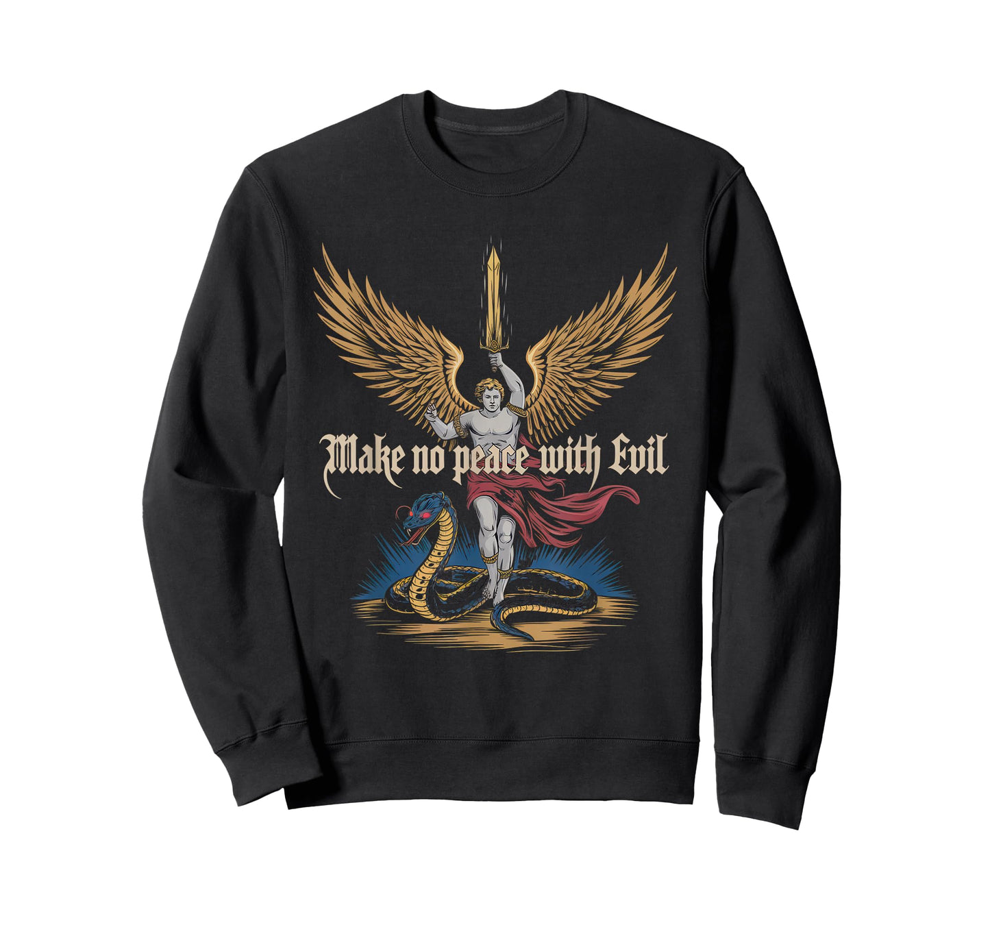 Make No Peace with Evil Tshirt Archangel Michael Jesus God T-Shirt