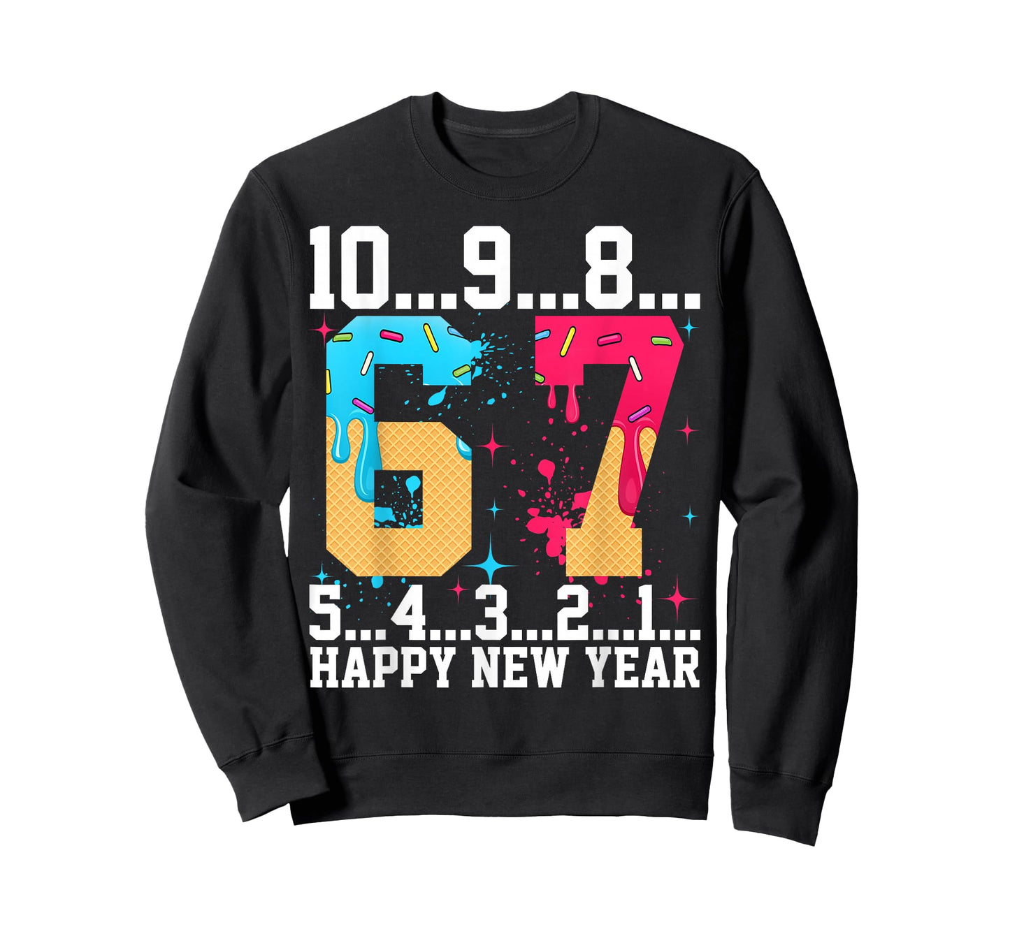 67 Happy New Year Six Seven Funny Countdown 2026 T-Shirt