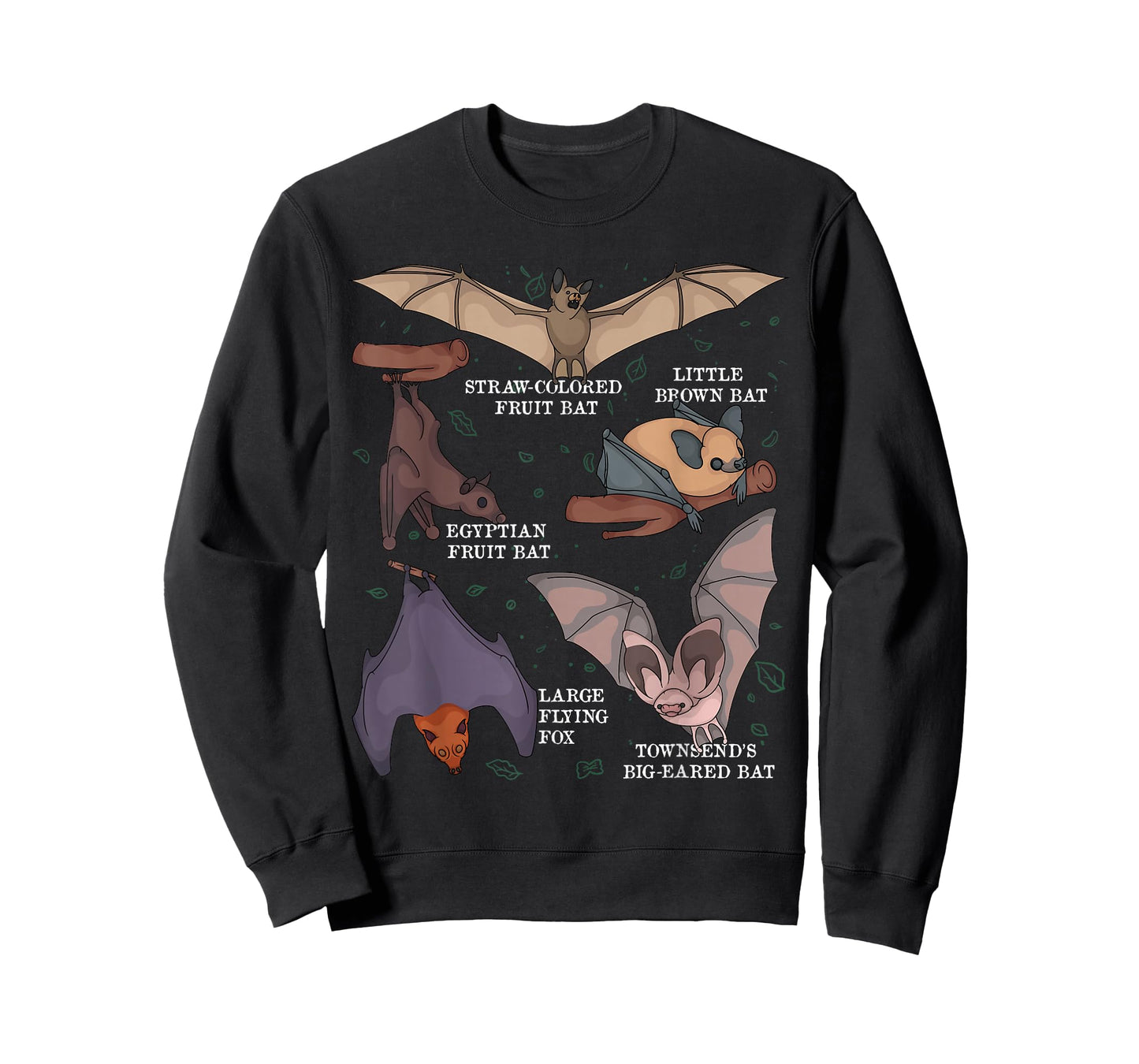 Bat Lover Kids Bat Species Biology Bats T-Shirt