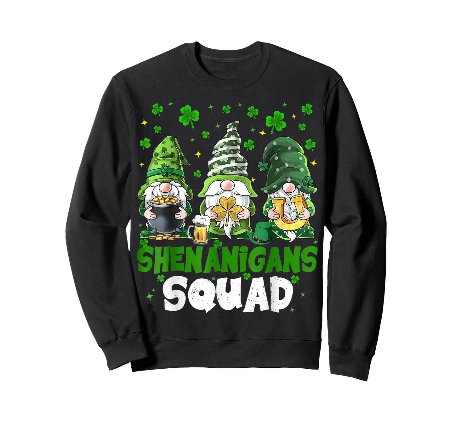 St Patricks Day Gnomes Shenanigans Squad Saint Pattys Women T-Shirt