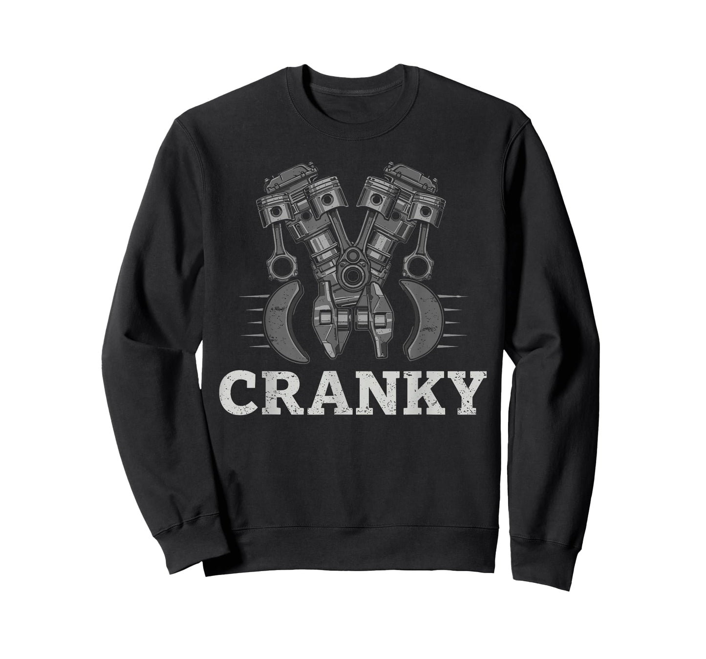 Cranky Mechanic Pistons for Car Lovers and Enthusiast T-Shirt