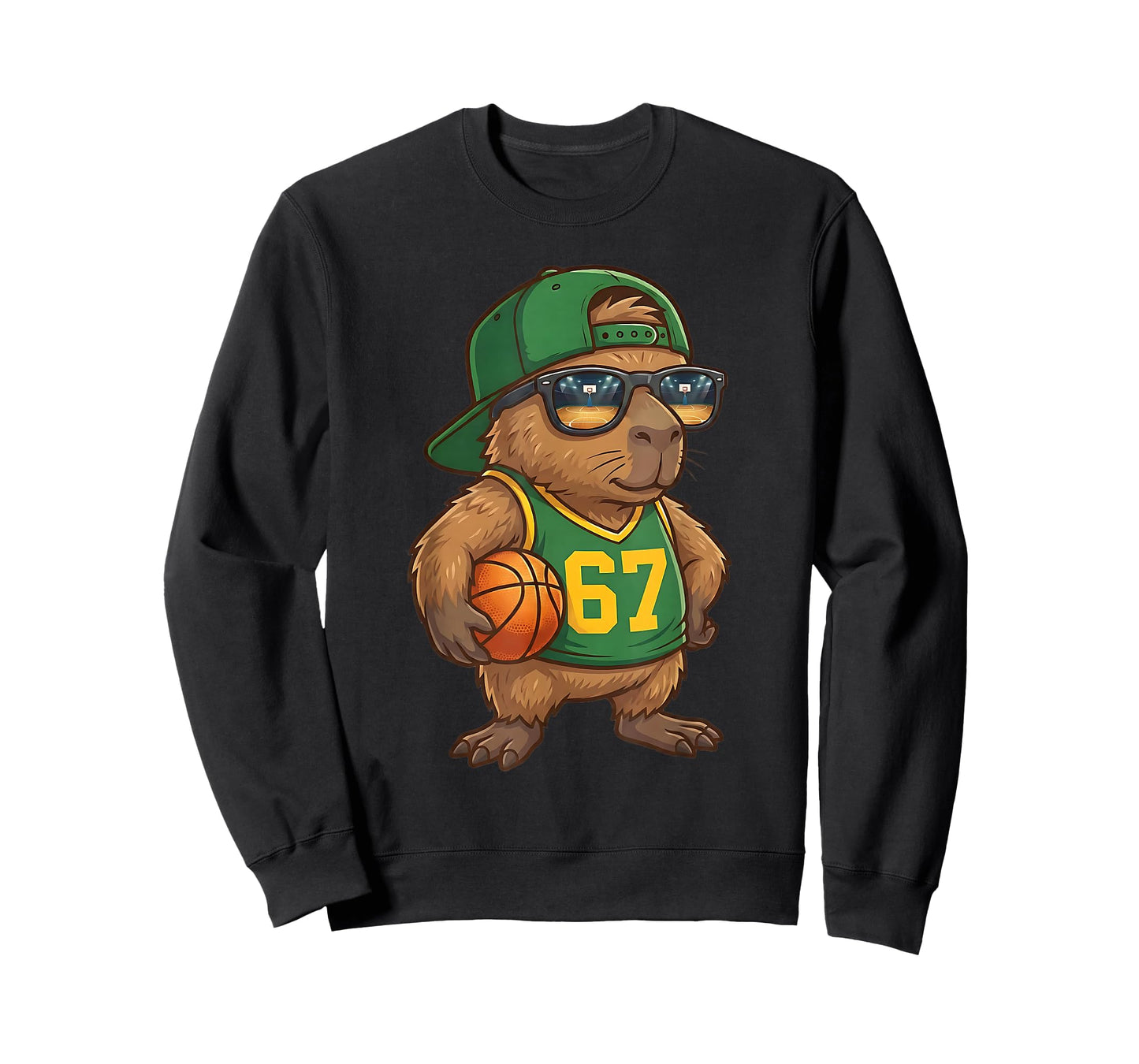 Capybara Basketball 67 Gen Alpha Slang Sports Men Boys Kids T-Shirt