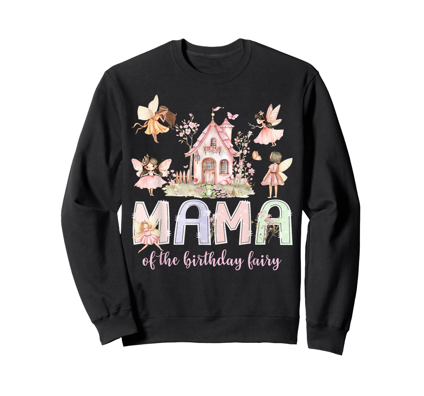Mama of The Birthday Fairy Girl Magical Family Matching T-Shirt