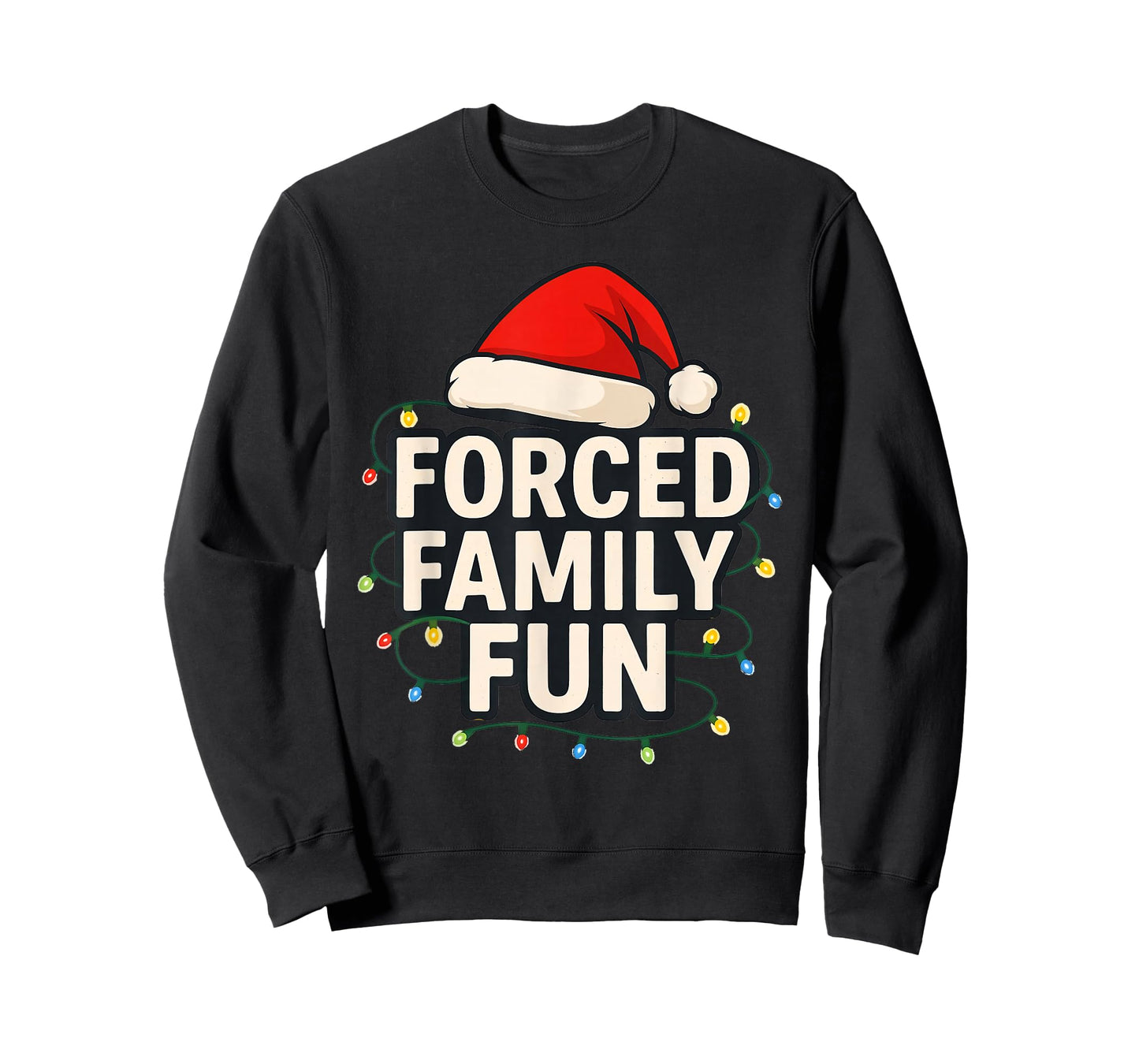 Forced Family Fun Men Women Kids Christmas Pajamas T-Shirt