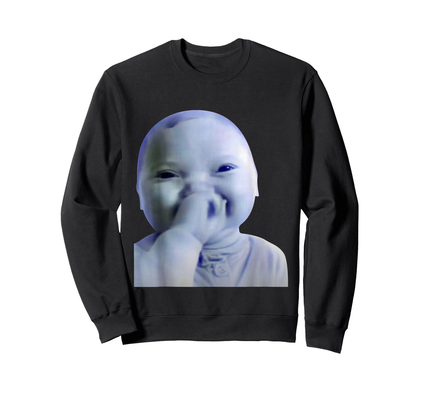 Ai Baby Meme Funny Laughing Baby Meme Ai Brainrot Gen Alpha T-Shirt