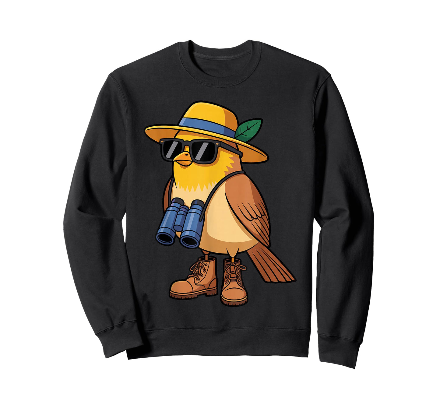 Cute Bird Art for Men Women Nerd Birdwatcher Bird Watching T-Shirt