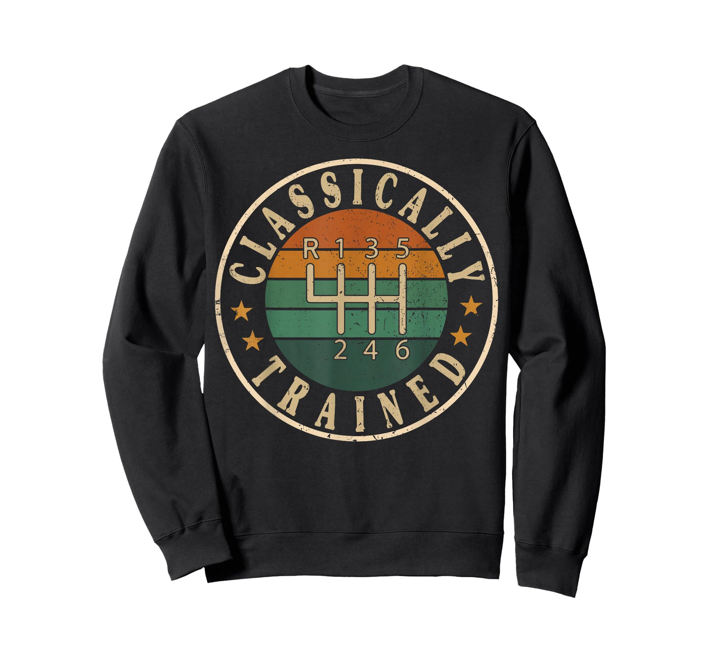 Classically Trained Car Guy Manual Transmission Stick Shift T-Shirt