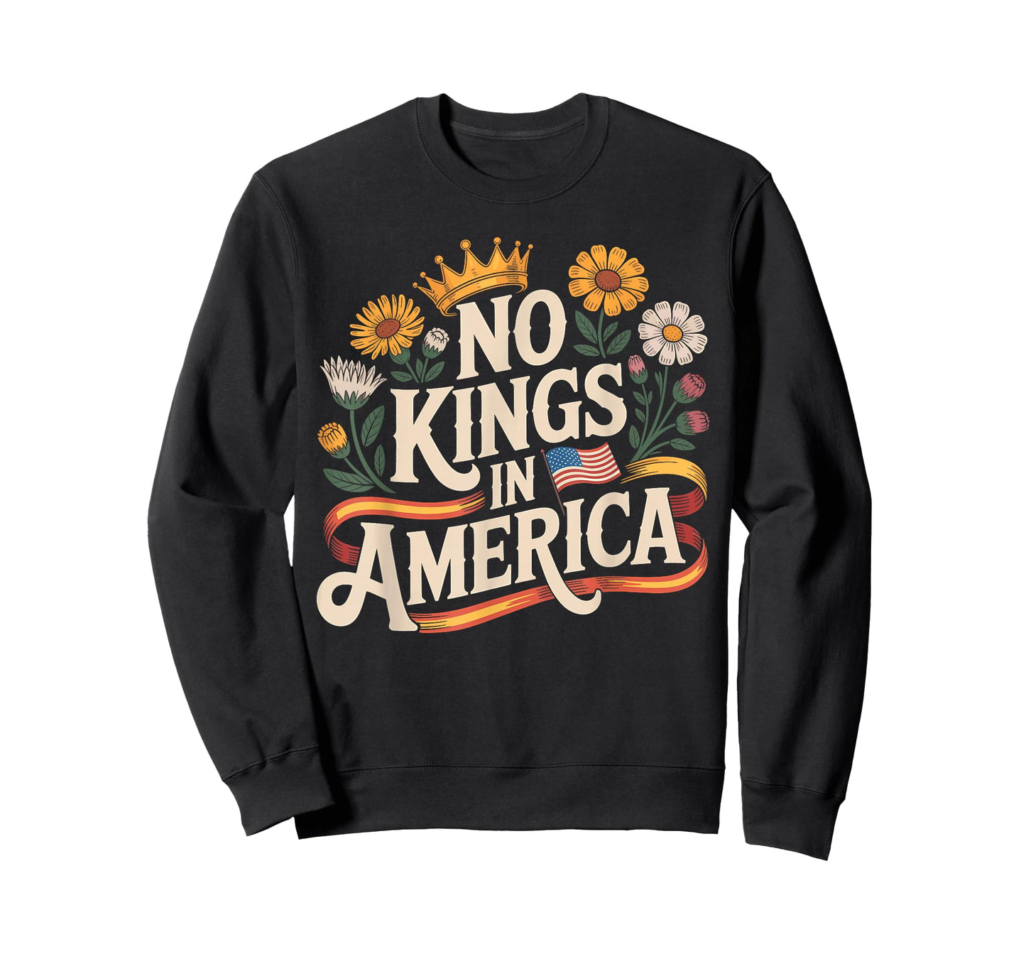 No King in America Liberty Statement Graphic T-Shirt