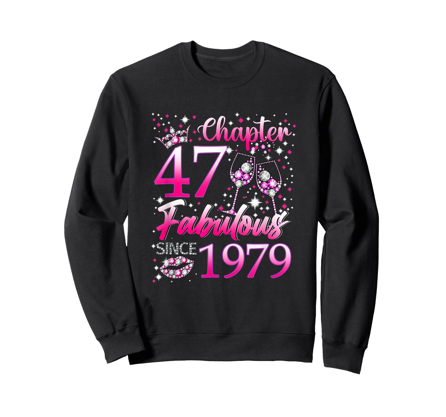 Chapter 47 Fabulous Since 1979 47th Birthday Women Girl T-Shirt