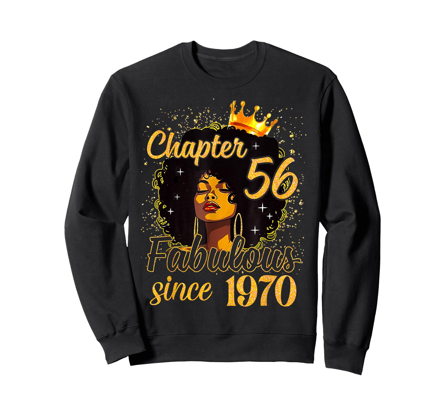 Chapter 56 Fabulous Since 1970 Birthday Women Melanin T-Shirt