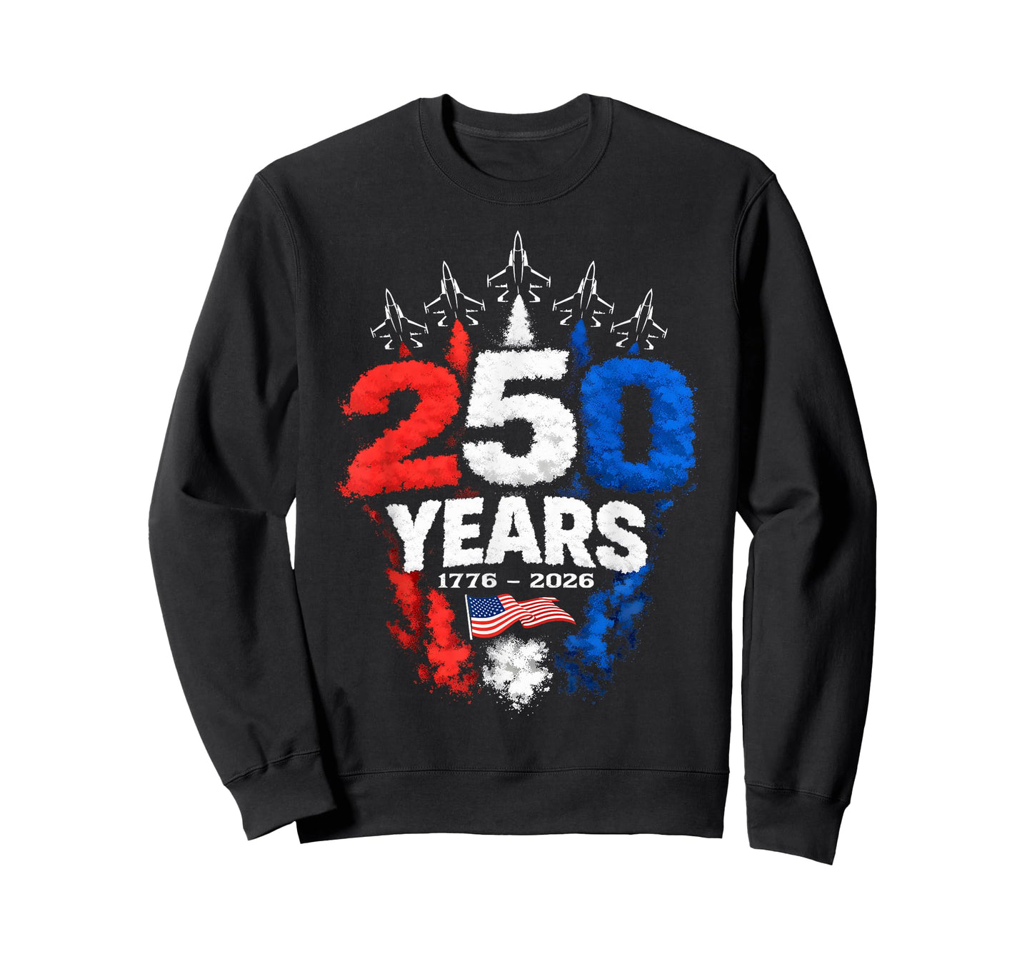 250 Years American 1776 2026 250th USA Patriotic 4th of July T-Shirt