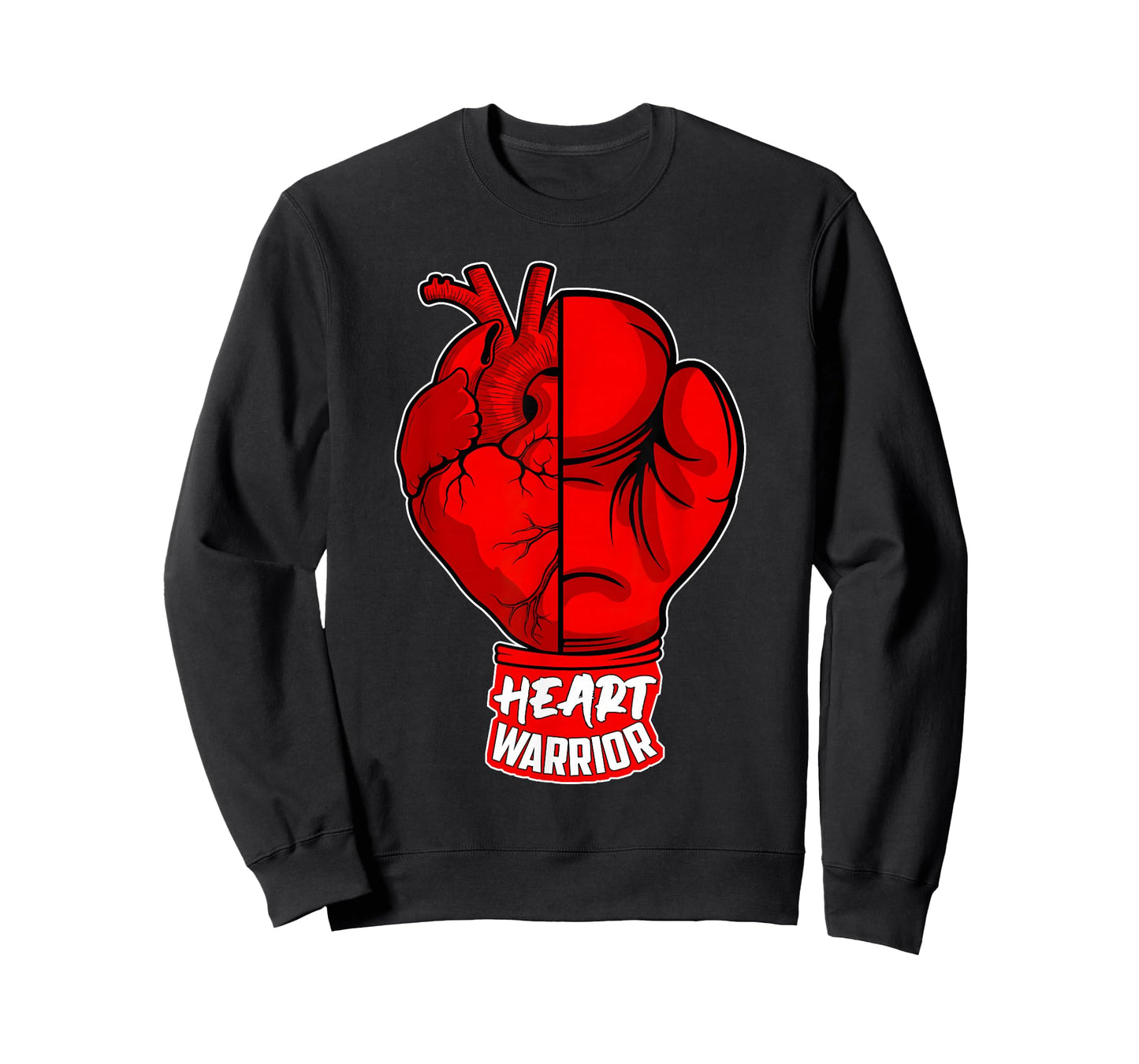 Heart Warrior Heart Disease Awareness Month Women Men Go Red T-Shirt
