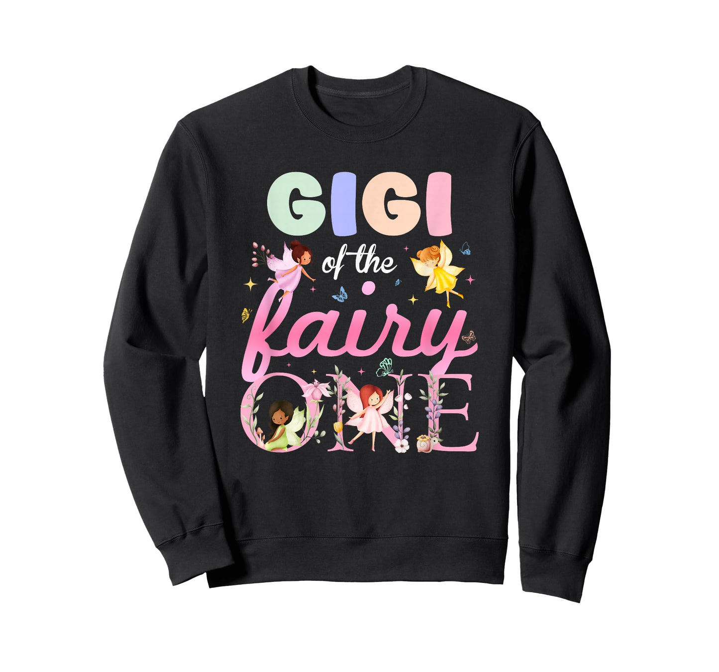 Gigi of The Fairy One 1St Birthday Girl Family Matching T-Shirt