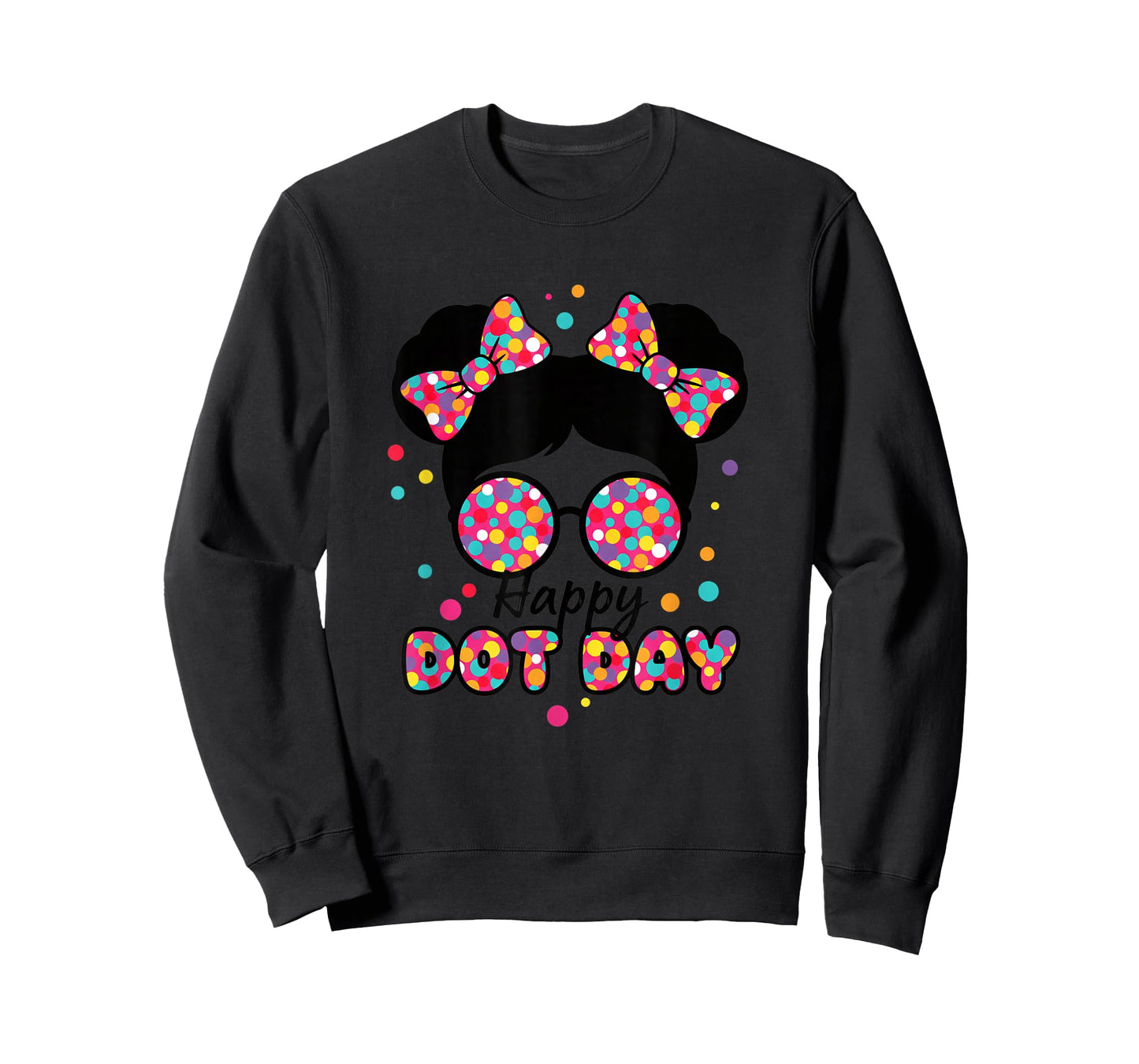 Teacher Happy Dot Day Teacher Colorful Polka Dot Classroom T-Shirt