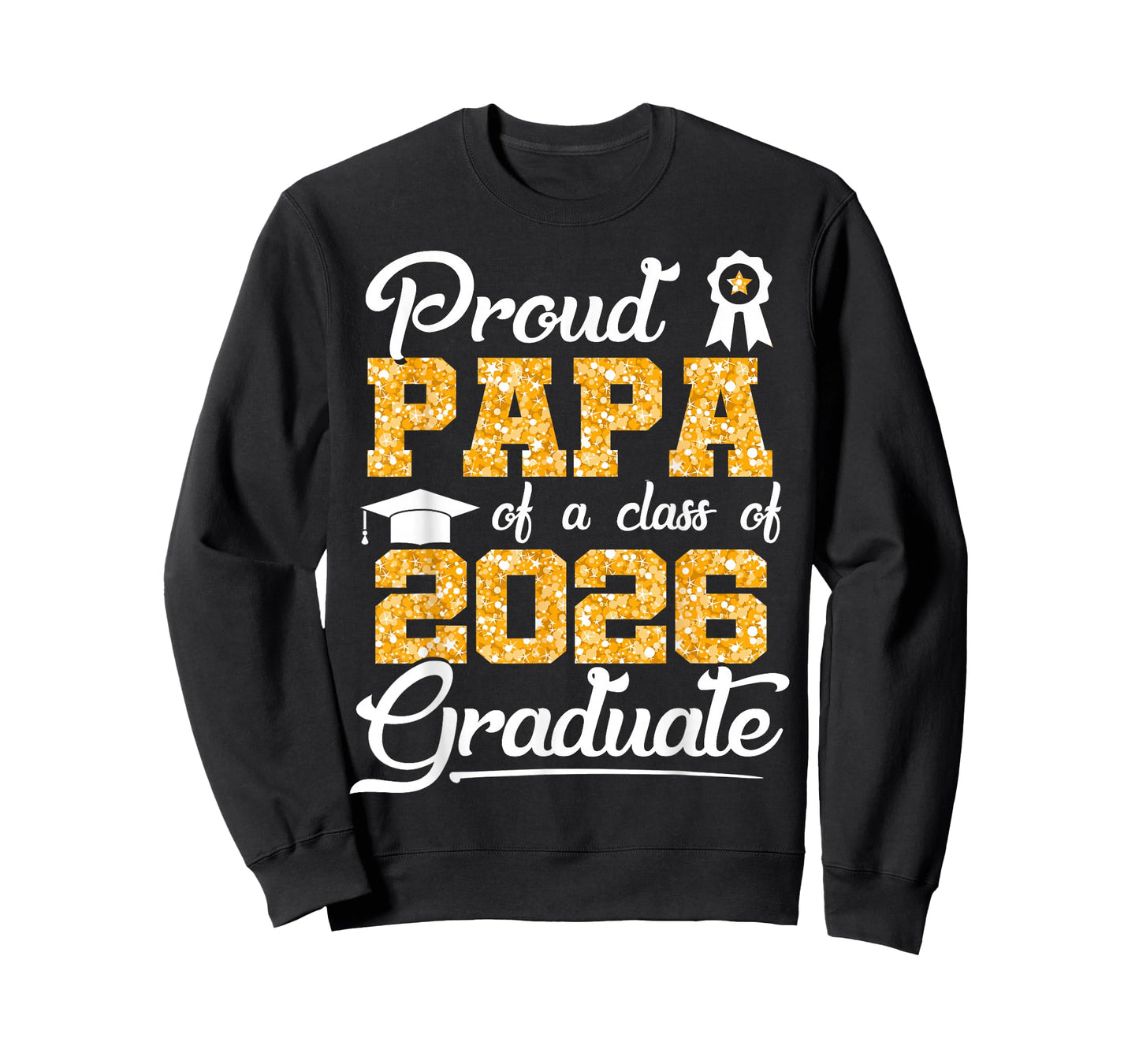 Proud Papa of a Class of 2026 Senior Funny Graduate 2026 T-Shirt