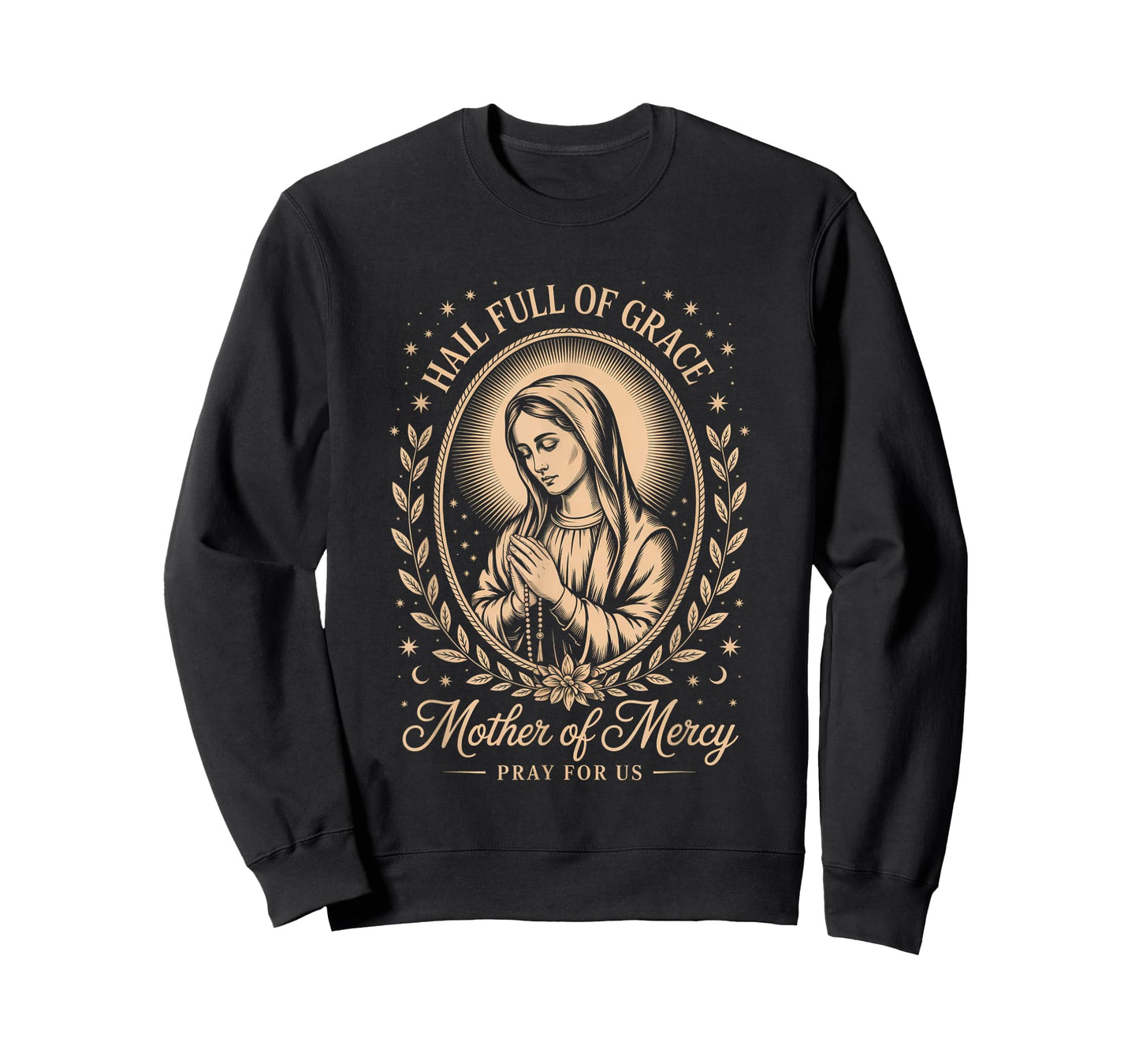 Virgin Mary Catholic Christian Faith Jesus Mercy Grace T-Shirt