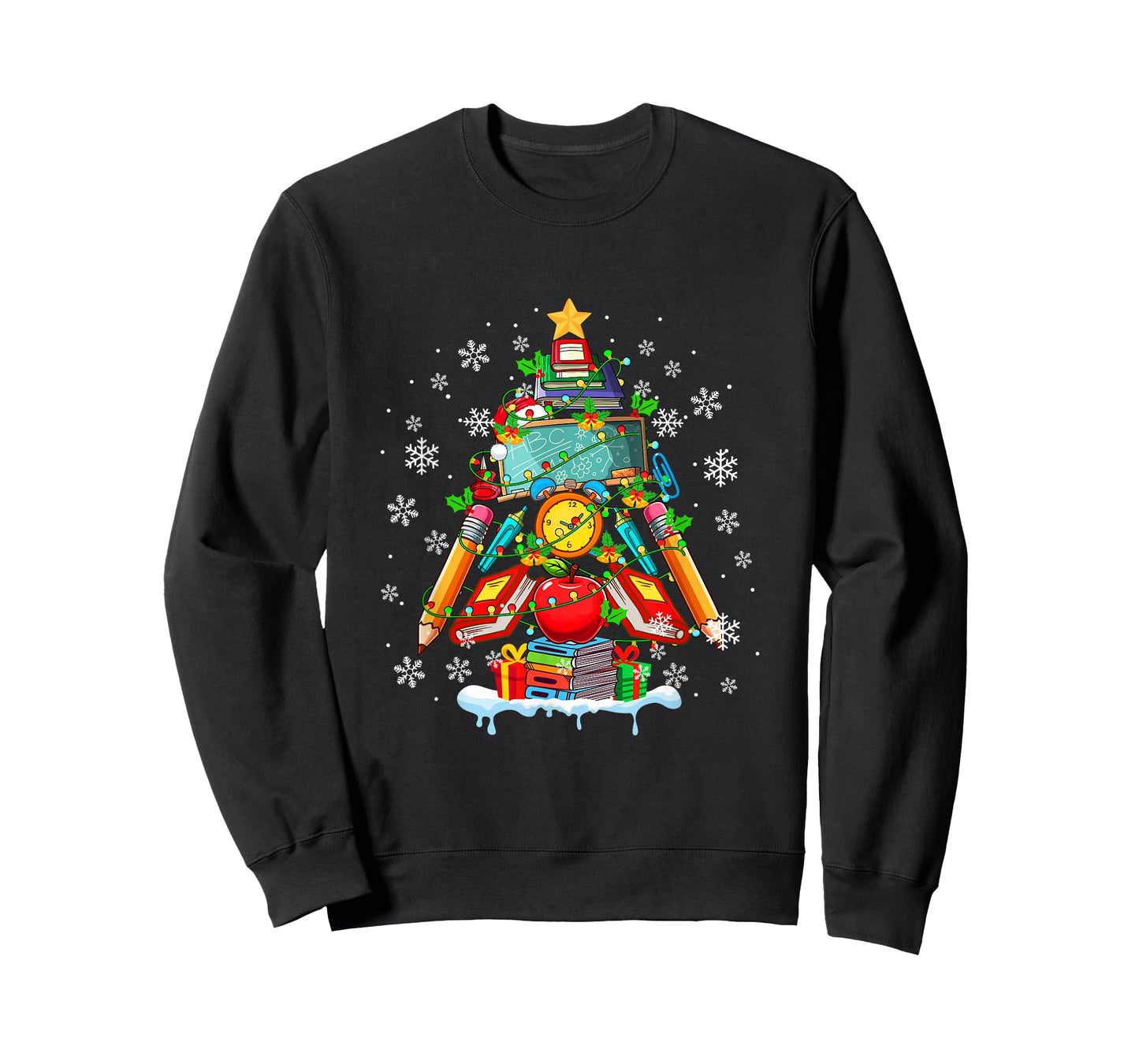 Paraprofessional Tools Colorful Xmas Tree Job Team Lover T-Shirt