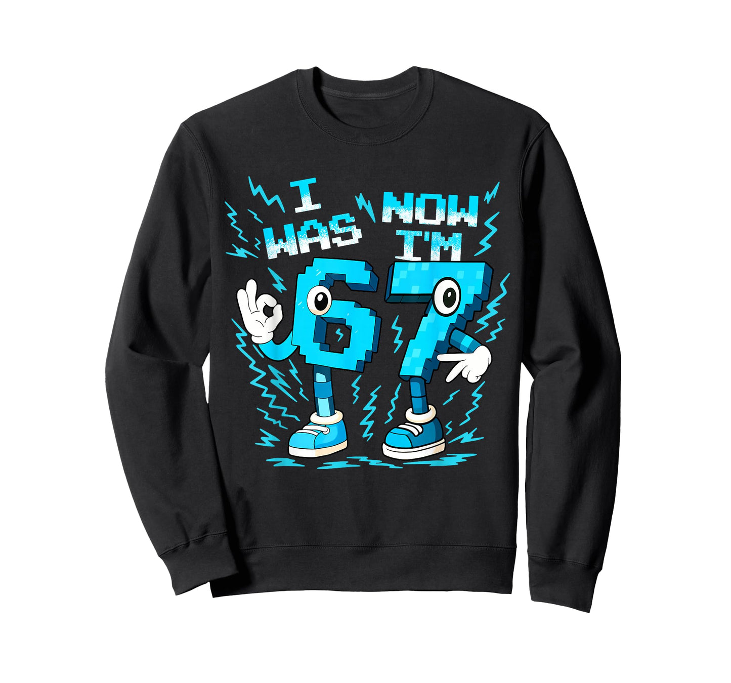 I was 6 Now I'm 7 Birthday Boy 67 Brainrot for Men Women Kid T-Shirt