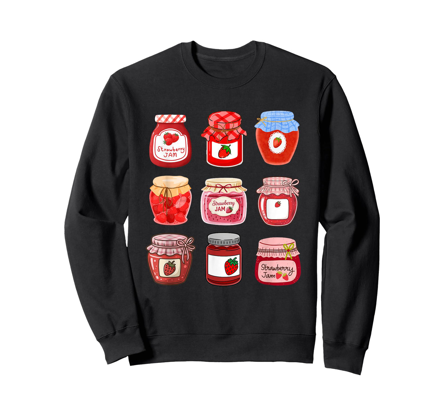 Stawberry jam jar Print Cute jam T-Shirt