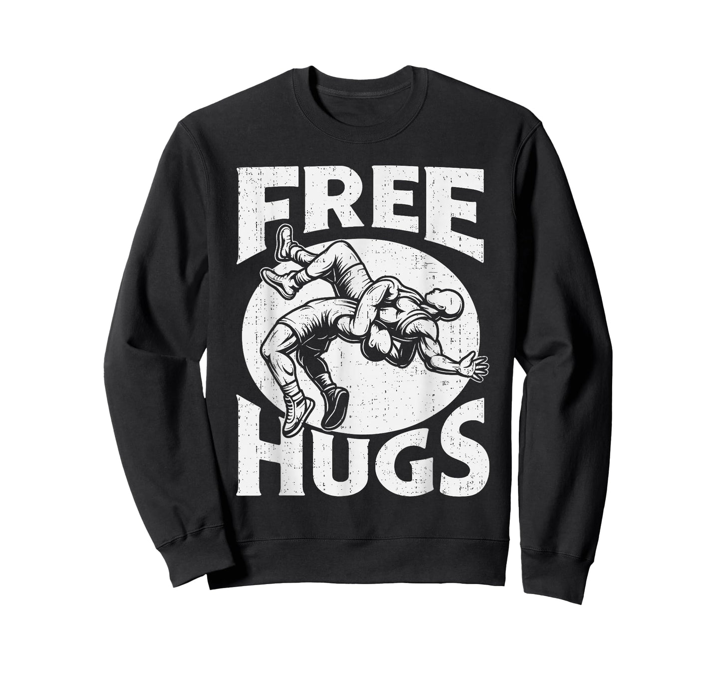 Hugs Funny Wrestling Humor Wrestler Wrestle Men Women Boys T-Shirt