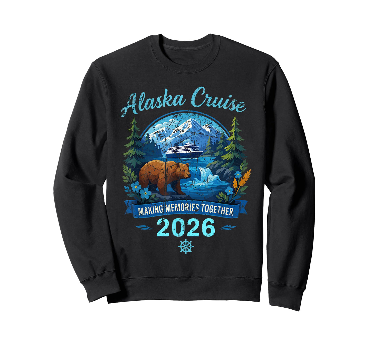 Alaska Cruise 2026 Making Memories Together Design T-Shirt