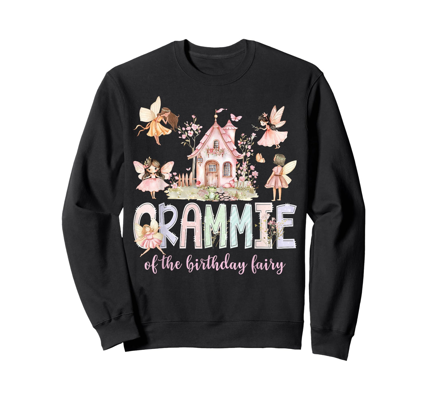 Grammie of The Birthday Fairy Girl Magical Family Matching T-Shirt