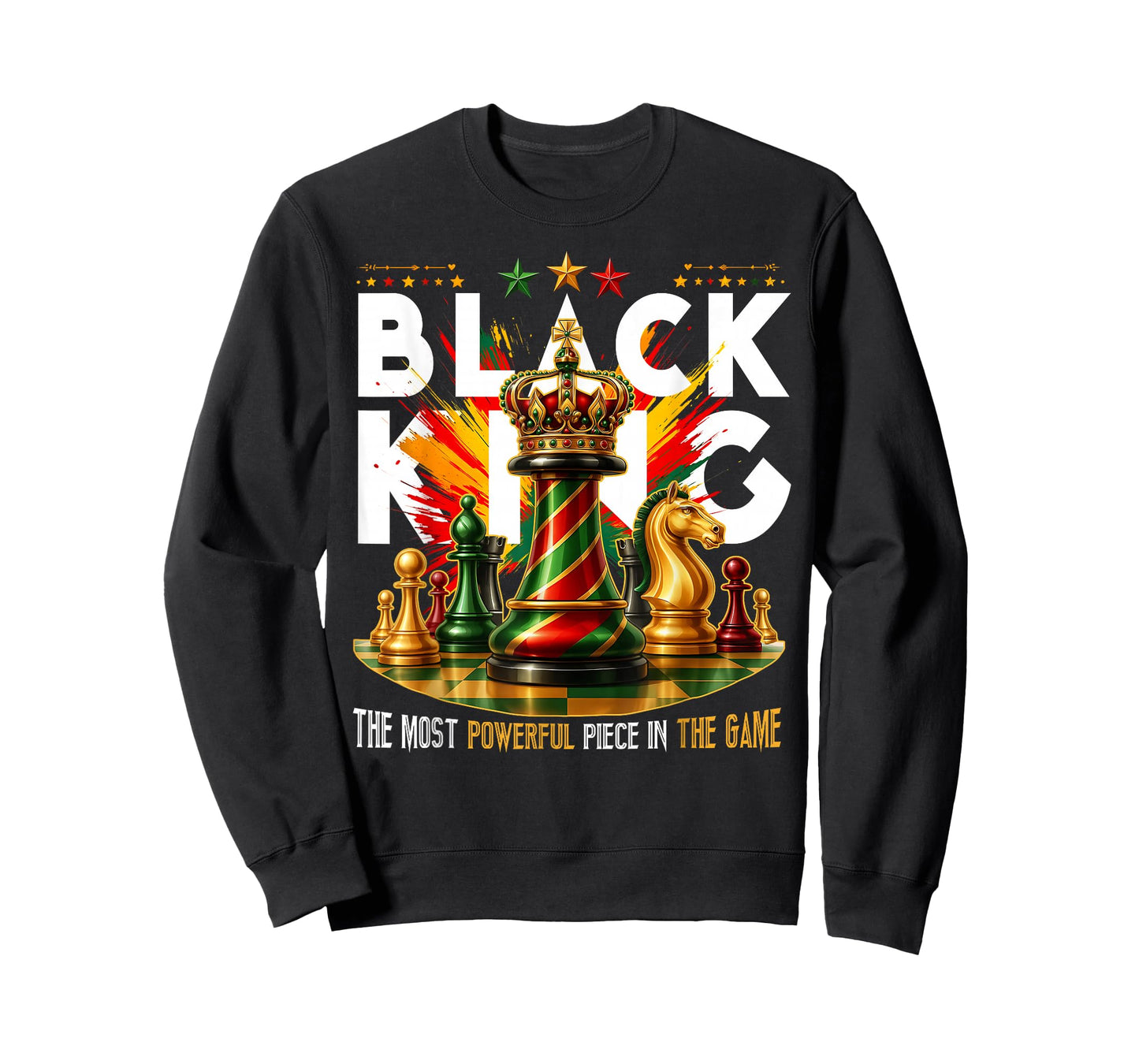 Black History The Most Powerful Piece in The Game Black King T-Shirt