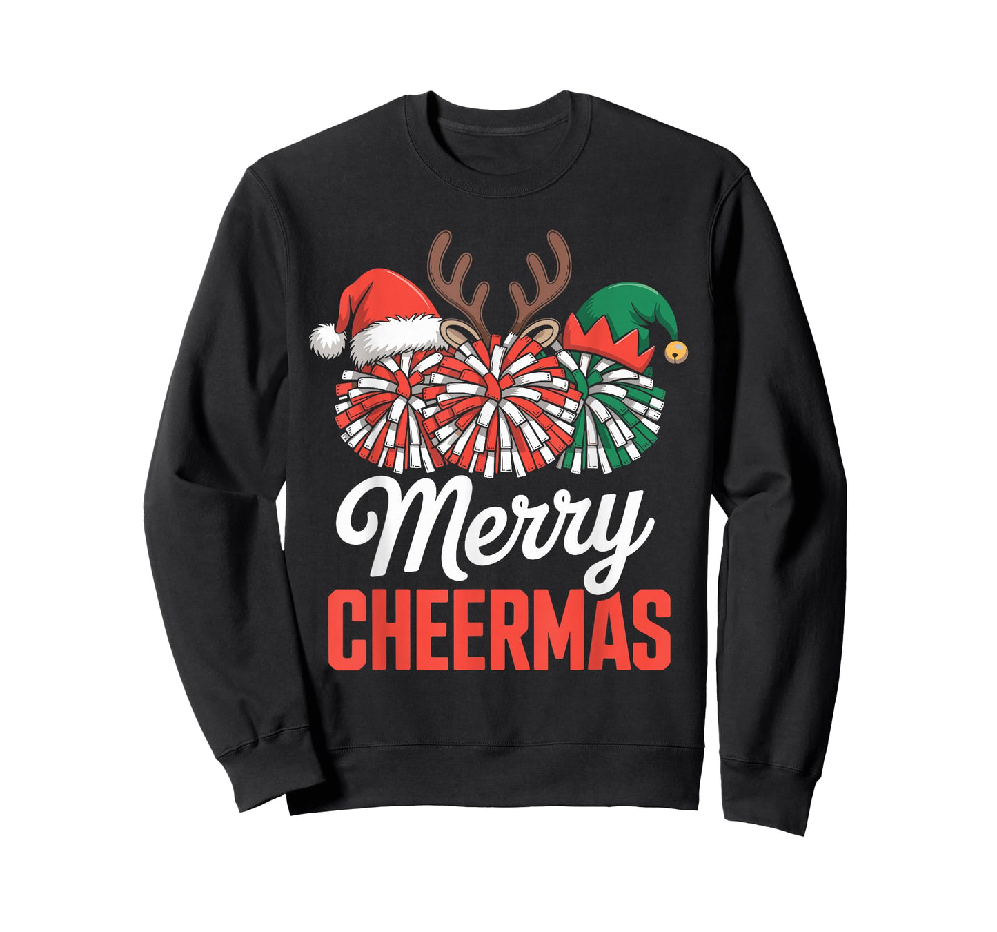 Funny Christmas Cheerleading T-Shirt