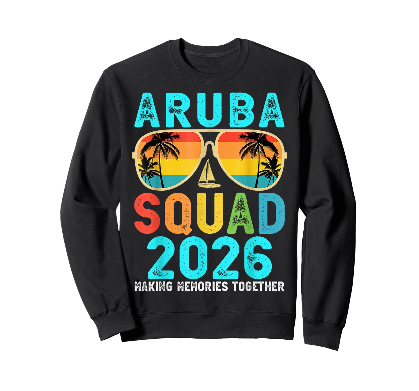 Aruba Squad 2026 Vacation Friends Family Matching Group Trip T-Shirt