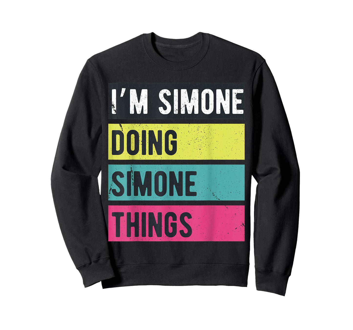 Doing Simone Things Funny Personalized Names Retro T-Shirt