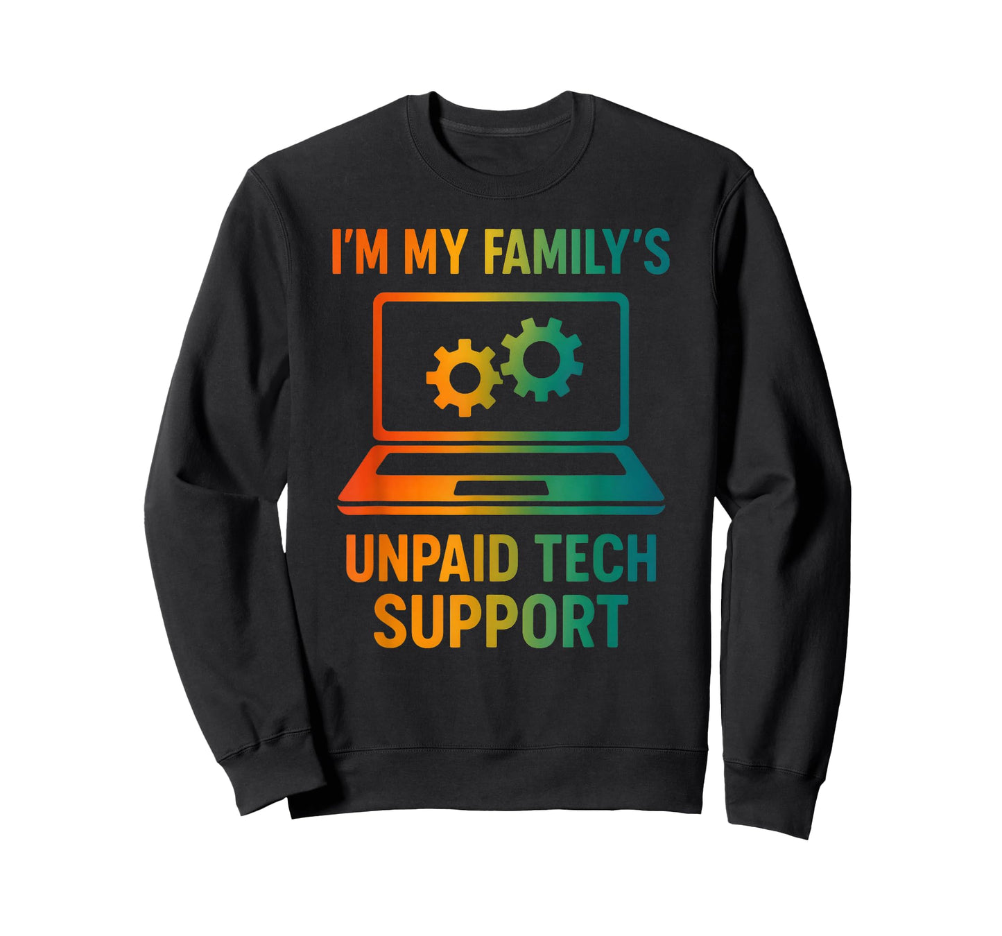 Funny Unpaid Tech Support Funny Computer Geek Nerd IT Worker T-Shirt